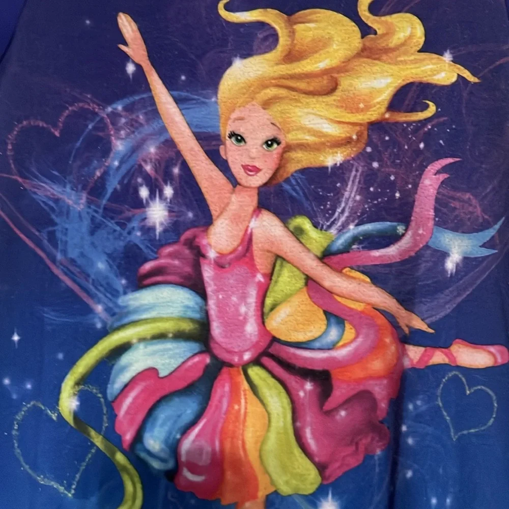 The Children’s Place Pajama Dress Barbie Ballerina Girls Size L 10/12